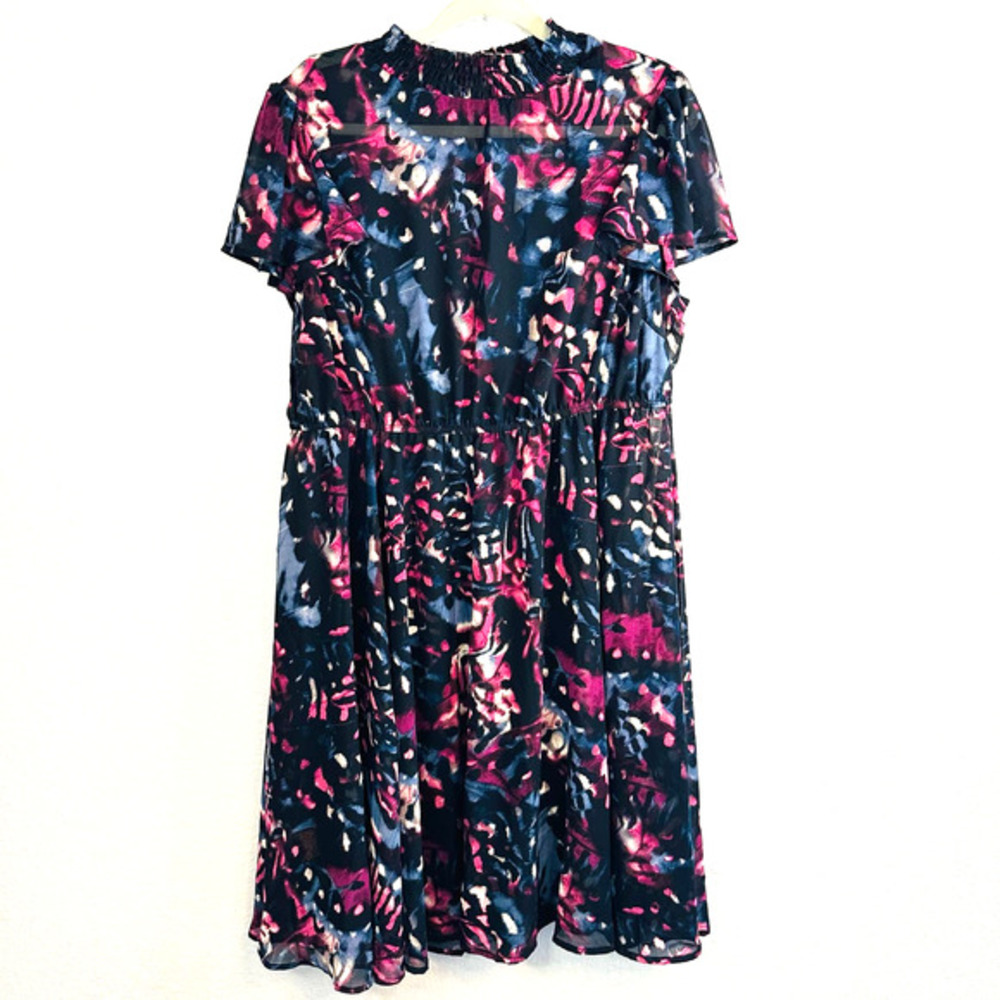 Torrid Black Colorful Dress